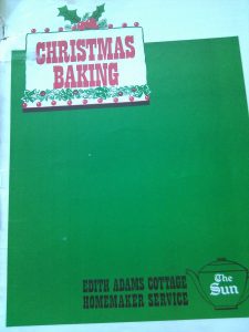Cover of Edith Adams Christmas baking