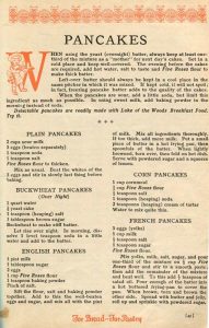 Five Roses Cookbook - recipe for pancakes