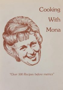 Cover of "Cooking with Mona" - Woodwards' 