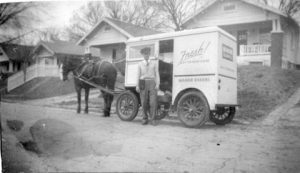 Cart and horse - door to door delivery