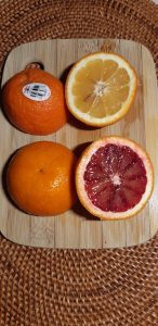 Bitter oranges and blood oranges