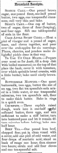 Household Receipts Daily Colonist July 11 1878 July 11