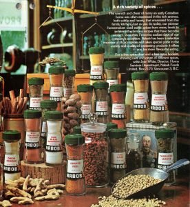Nabob spices display -