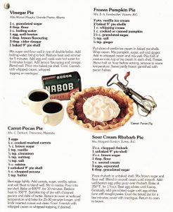 Pie and coffee recipe