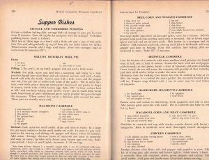 Macaroni and cheese casserole BCWI Centennial Cookbook