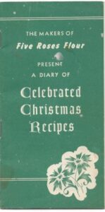 A diary of Celebrated Christmas Recipes